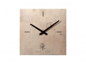 Часы настенные SLT 5196 CHESS WHITE WOOD в Шахте - shahta.mebel-nsk.ru | фото