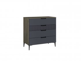 Комод 900 4ящ. Км052.0.001 Борнео (джара темная/хангва) в Шахте - shahta.mebel-nsk.ru | фото