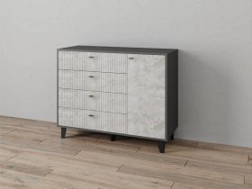 Комод «Катрин-13» (графит/мальта) в Шахте - shahta.mebel-nsk.ru | фото
