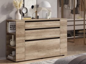 Комод КМ-06 Энигма (венге/дуб каньон) в Шахте - shahta.mebel-nsk.ru | фото