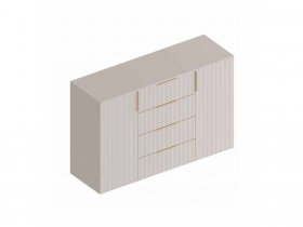 Комод с 4 ящ., 2створ. «Тефия» (тефия/софт сантьяго) в Шахте - shahta.mebel-nsk.ru | фото