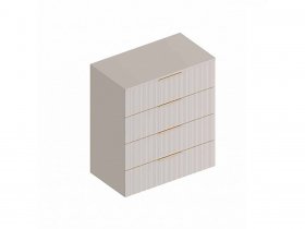 Комод с 4 ящ. «Тефия» (тефия/софт сантьяго) в Шахте - shahta.mebel-nsk.ru | фото