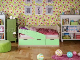 Кровать детская Бабочки 1,8 м в Шахте - shahta.mebel-nsk.ru | фото