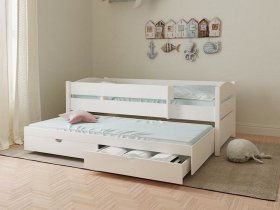 Кровать двухуровневая с ящиками «Лапландия» в Шахте - shahta.mebel-nsk.ru | фото