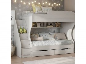 Кровать двухъярусная Каприз-22 КПР.22 в Шахте - shahta.mebel-nsk.ru | фото