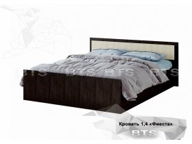 Кровать двуспальная 1,4м LIGHT Фиеста (BTS) в Шахте - shahta.mebel-nsk.ru | фото