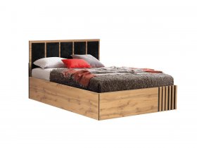 Кровать двуспальная с подъем. мех. 1,6 м Либерти 51.20 в Шахте - shahta.mebel-nsk.ru | фото