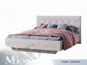 Кровать двуспальная 1,6м Кимберли КР-13 в Шахте - shahta.mebel-nsk.ru | фото