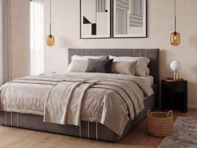 Кровать двуспальная 1,6м с подъем. мех. Леванте в Шахте - shahta.mebel-nsk.ru | фото