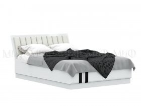 Кровать двуспальная с подъем.мех. 1,6м Магнолия в Шахте - shahta.mebel-nsk.ru | фото