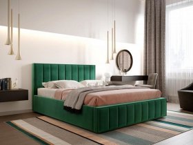 Кровать мягкая 1,4 Вена стандарт, вар.1 в Шахте - shahta.mebel-nsk.ru | фото