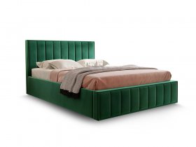Кровать мягкая 1,6 Вена стандарт, вар.1 в Шахте - shahta.mebel-nsk.ru | фото