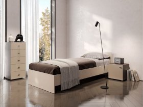 Кровать односпальная 0,9м Гиза в Шахте - shahta.mebel-nsk.ru | фото