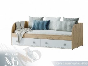 Кровать с ящиками Тренд КР-01 в Шахте - shahta.mebel-nsk.ru | фото