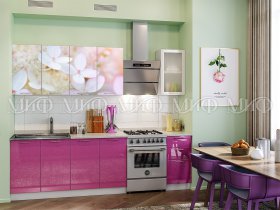 Кухонный гарнитур Вишневый цвет в Шахте - shahta.mebel-nsk.ru | фото