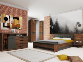 Модульная спальня Глазго в Шахте - shahta.mebel-nsk.ru | фото