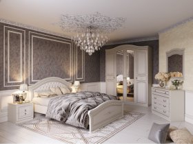 Модульная спальня Николь (Мебельград) в Шахте - shahta.mebel-nsk.ru | фото