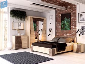 Модульная спальня Санремо в Шахте - shahta.mebel-nsk.ru | фото