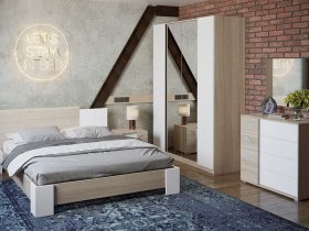Модульная спальня «Валери» в Шахте - shahta.mebel-nsk.ru | фото
