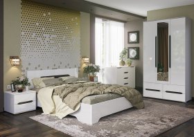 Модульная спальня Валирия в Шахте - shahta.mebel-nsk.ru | фото