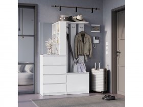 Прихожая Симпл ПР-04 (белый) в Шахте - shahta.mebel-nsk.ru | фото