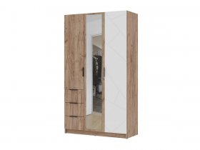 Шкаф трехстворчатый 1200 ШК-03 Орегон в Шахте - shahta.mebel-nsk.ru | фото