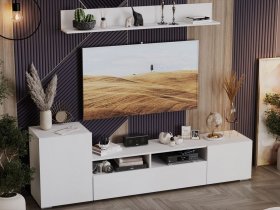 Стенка «Сильвия» (белый ясень) в Шахте - shahta.mebel-nsk.ru | фото