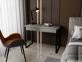 Стол письменный Ст043.0 (графит серый/черный муар) в Шахте - shahta.mebel-nsk.ru | фото