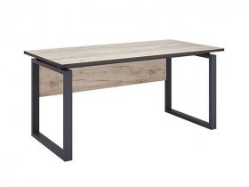 Стол руководителя Ст075.0 Гермес лофт (дуб крафт серый) в Шахте - shahta.mebel-nsk.ru | фото
