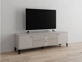 Тумба под ТВ Парус-10 (кашемир/сантьяго софт) в Шахте - shahta.mebel-nsk.ru | фото